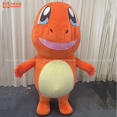 Mascot Hơi Rồng Lửa Charmander