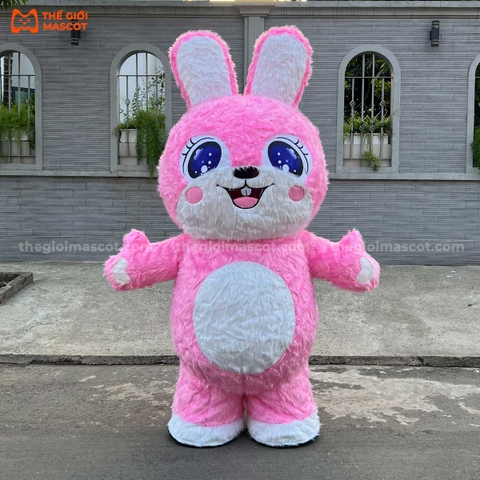 Mascot Hơi Thỏ Mẫu 3