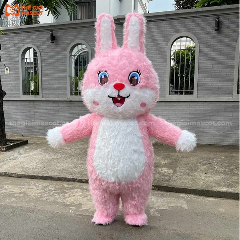 Mascot Hơi Thỏ Mẫu 1