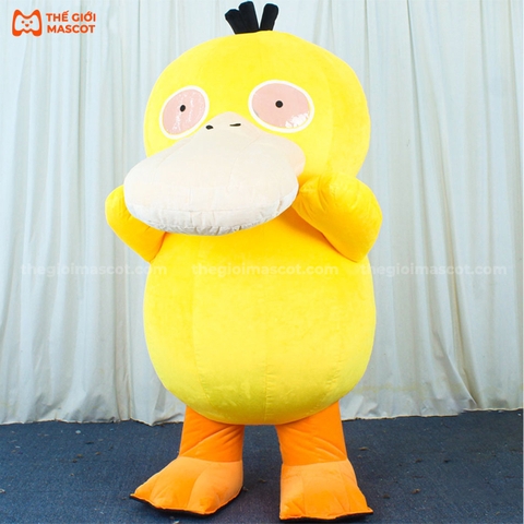 Mascot Hơi Vịt Con Màu Vàng