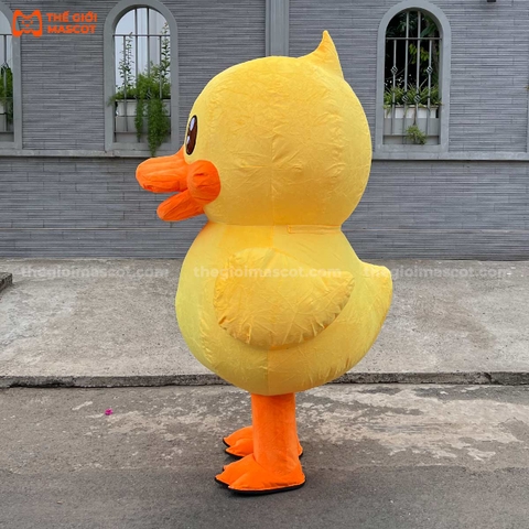 Mascot Hơi Vịt Vàng