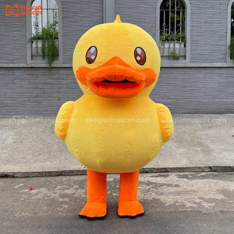 Mascot Hơi Vịt Vàng