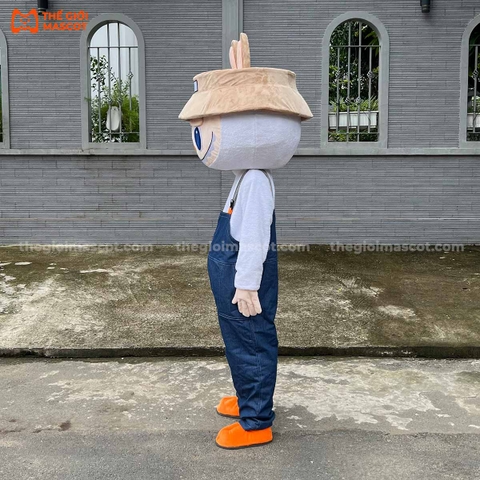 Mascot Labubu Mặc Yếm