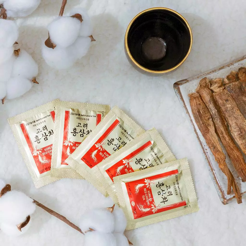 Hộp 100 Gói Trà hồng sâm KGS - 300g (3g / gói)