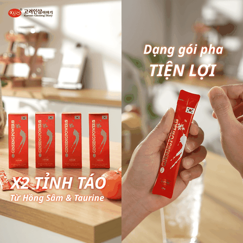 [MUA 1 TẶNG 1] Hộp 30 gói Ginseng Power A+ (10ml / gói)