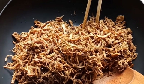 Chà bông nấm hương