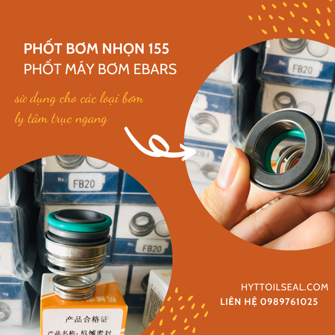 PHỐT MÁY BƠM EBARA, PHỐT BƠM NHỌN 155-19