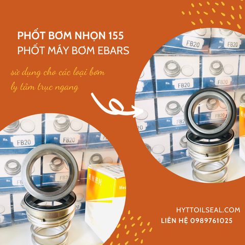 PHỐT MÁY BƠM EBARA, PHỐT BƠM NHỌN 155-40