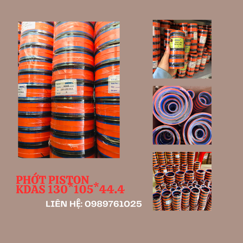 PHỚT PISTON THỦY LỰC KDAS 130*105*44.4 (105*130*44.4 das)