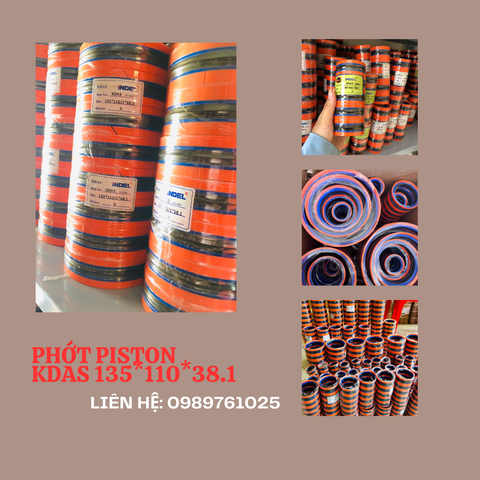 PHỚT PISTON THỦY LỰC KDAS 135*110*38.1 (110*135*38.1 das)