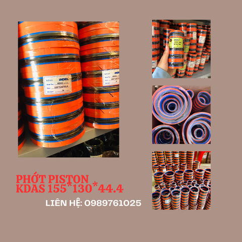 PHỚT PISTON THỦY LỰC KDAS 155*130*44.4 (130*155*44.4 das)