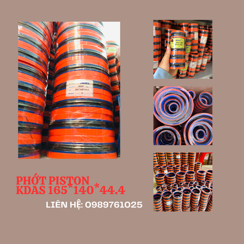 PHỚT PISTON THỦY LỰC KDAS 165*140*44.4 (140*165*44.4 das)