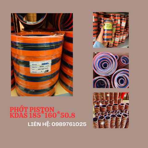 PHỚT PISTON THỦY LỰC KDAS 185*160*50.8 (185*160*50.8 das)