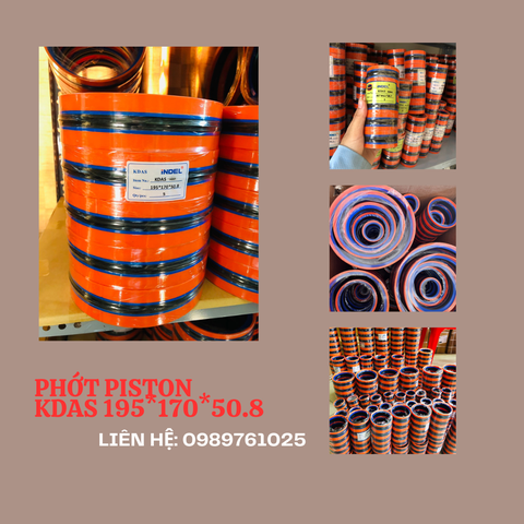 PHỚT PISTON THỦY LỰC KDAS 195*170*50.8 (170*195*50.8 das)