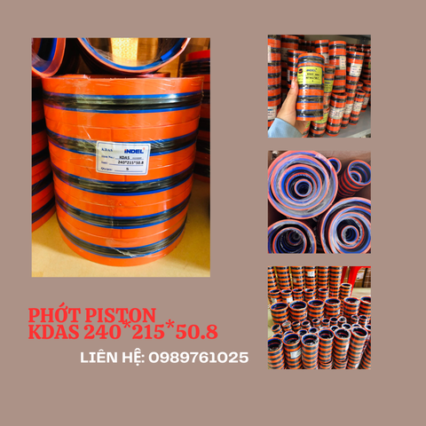 PHỚT PISTON THỦY LỰC KDAS 240*215*50.8 (215*240*50.8 das)