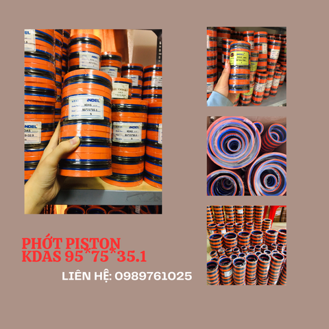 PHỚT PISTON THỦY LỰC KDAS 95*75*35.1