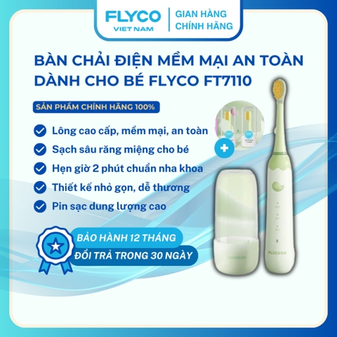Bàn chải điện trẻ em Flyco FT7110