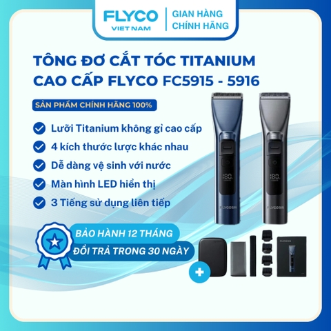 Tông đơ cắt tóc chuyên nghiệp Flyco FC5916