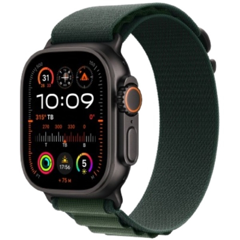 Apple Watch Ultra 2 2024 49mm 4G Viền Titan Đen Dây Alpine Size M | Chính hãng VN/A