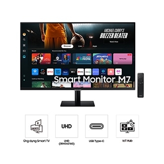 32 inch Màn Hình Thông Minh M7 M70D UHD LS32DM700UEXXV
