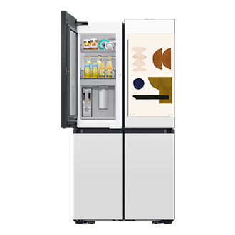 BESPOKE RF9000 T style French Door Refrigerators with 32” Family Hub