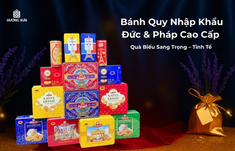 Khám Phá Bánh Quy Nhập Khẩu Đức & Pháp Tại Hương Xưa Mart