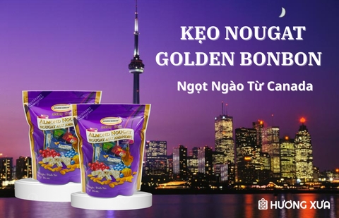 Chạm Đến Trái Tim Với Kẹo Nougat Golden Bonbon – Ngọt Ngào Từ Canada
