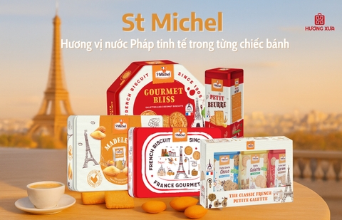 St Michel – Hương vị nước Pháp tinh tế trong từng chiếc bánh