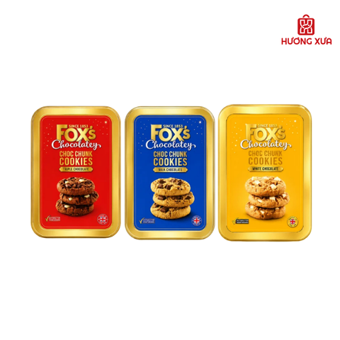 Bánh Quy Hộp Thiếc Fox's Chocolatey Choc Chunk Cookies 180g