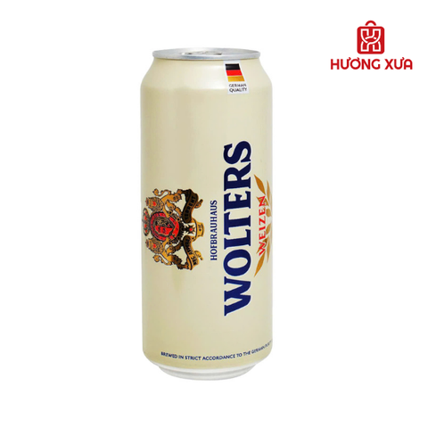 Bia Đức Wolter Wheat Beer Thùng 24 lon x 500ml