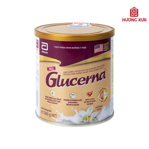 Sữa bột Glucerna hương vani 380g dành cho người bị tiểu đường