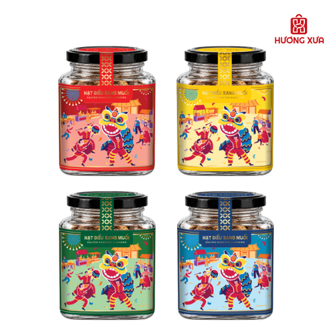 Hạt Macca PH hũ thủy tinh vuông 210g