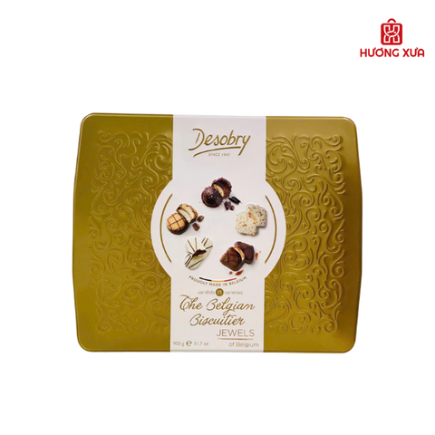 Bánh quy Desobry The Belgian Biscuitier Jewels 900g