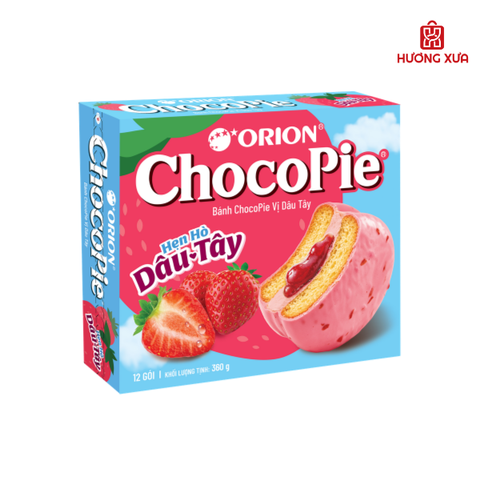 Bánh ChocoPie Vị Dâu Tây Hộp 360g
