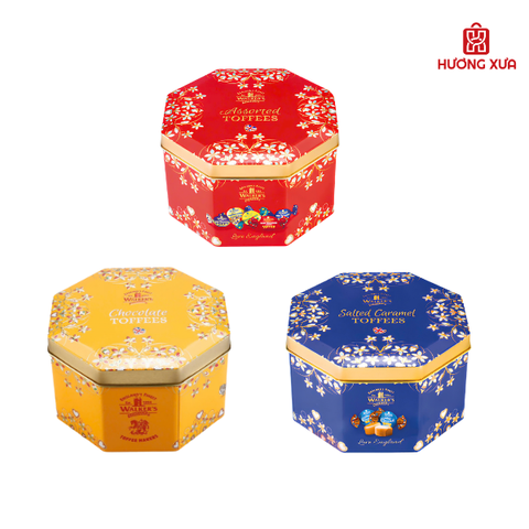 Kẹo bơ sữa Walker's Toffees hộp thiếc 180g