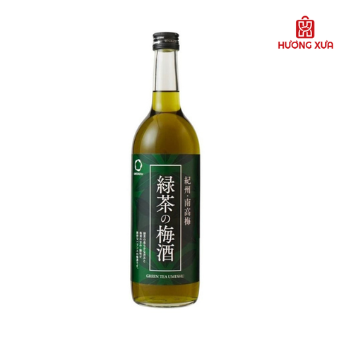 Rượu mơ Nhật Bản Nakano Green Tea vị trà xanh 720ml 12%