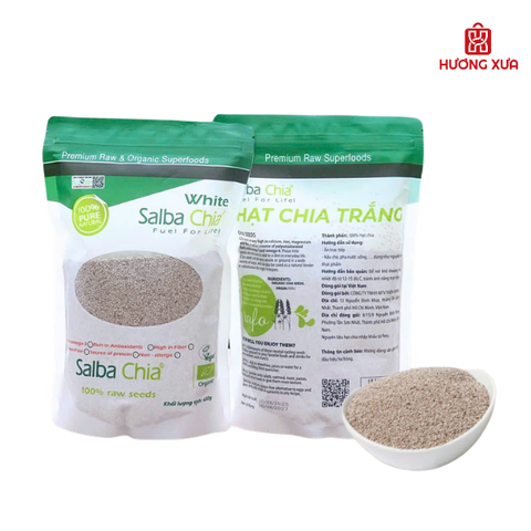 Hạt Chia Trắng Salba Túi 450g