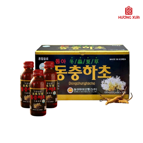 Nước Uống Vị Đông Trùng Đông A Hàn Quốc Hộp 10 Chai x 100ml