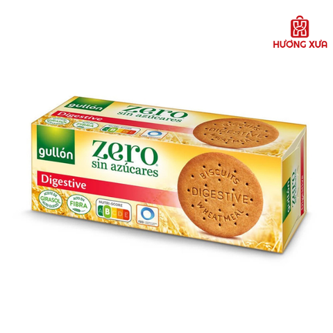 Bánh Quy Không Đường Bột Mì Nguyên Cám Zero Gullon 400g