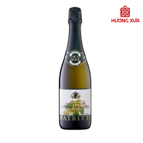 Nước ép Nho vàng (trắng) có ga Patritti không đường 750ml