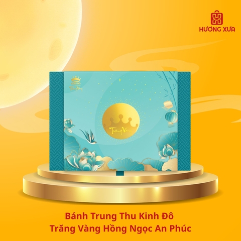 Bánh Trung Thu Kinh Đô Trăng Vàng Hồng Ngọc An Phúc