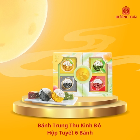 Bánh Trung Thu Kinh Đô Hộp Tuyết 6 Bánh