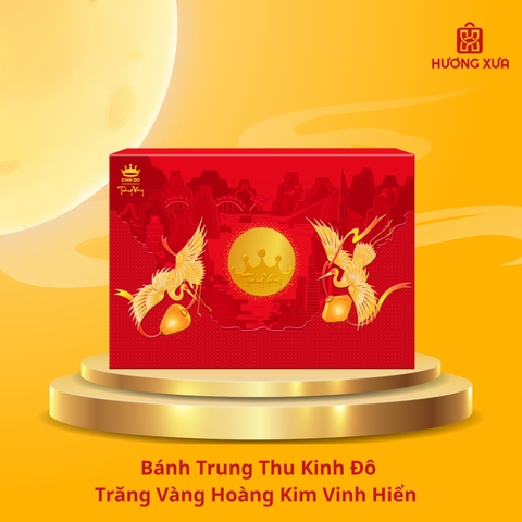 Bánh Trung Thu Kinh Đô Trăng Vàng Hoàng Kim Vinh Hiển