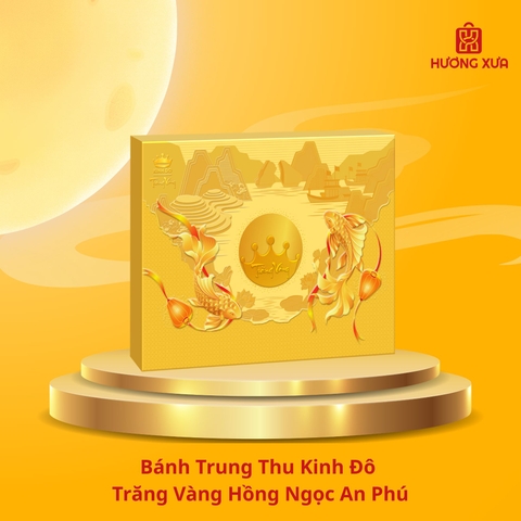 Bánh Trung Thu Kinh Đô Trăng Vàng Hồng Ngọc An Phú