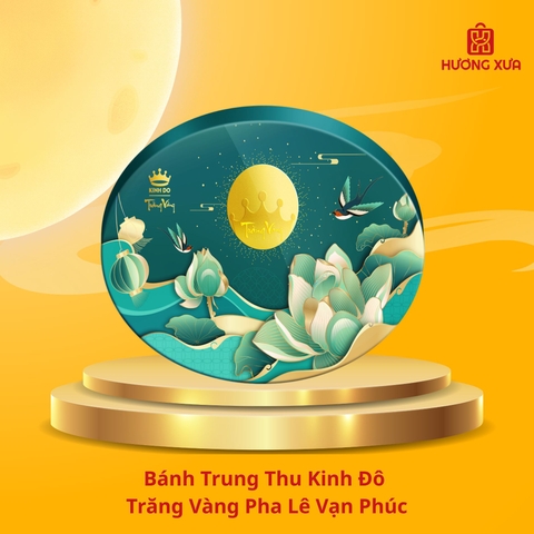Bánh Trung Thu Kinh Đô Trăng Vàng Pha Lê Vạn Phúc