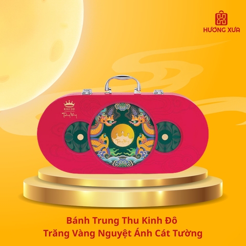 Bánh Trung Thu Kinh Đô Trăng Vàng Nguyệt Ánh Cát Tường