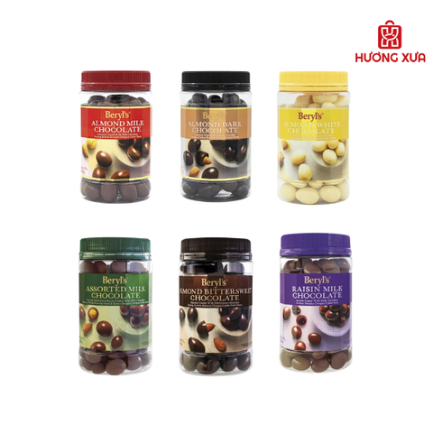 Socola hạnh nhân Beryl's hủ 410g