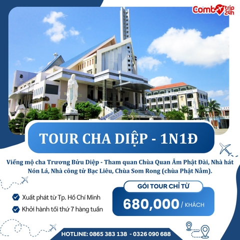 SÀI GÒN - CHA DIỆP - MẸ NAM HẢI 1 NGÀY 1 ĐÊM