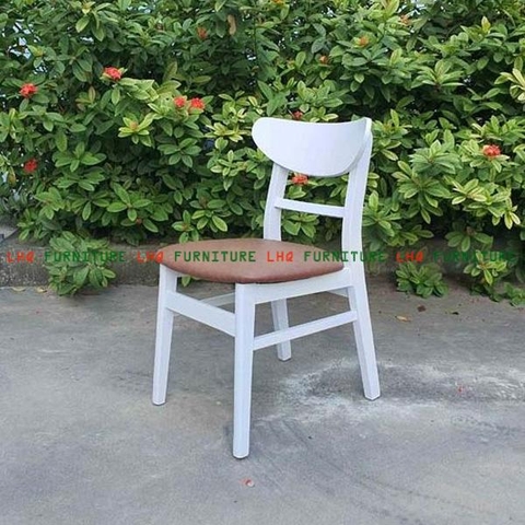 Ghế Gỗ Mango – Ghế Gỗ Cao Su Tự Nhiên Thiết Kế Lưng Mặt Trăng Hiện Đại