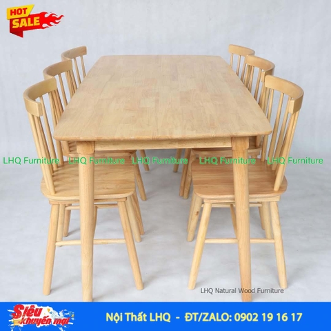 Bộ Bàn Ăn 6 Ghế Song Tiện – Sự Lựa Chọn Cho Phòng Ăn Rộng
